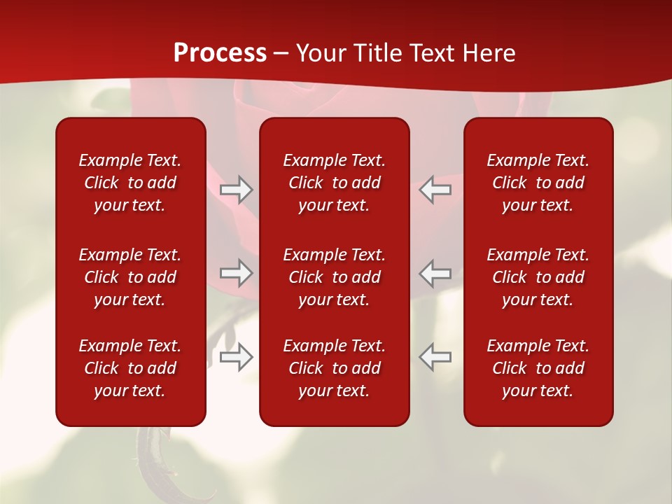 Plant Leaf Rose PowerPoint Template