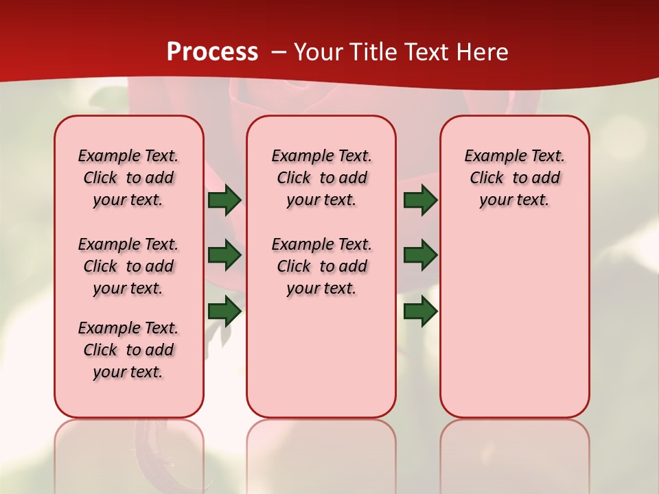 Plant Leaf Rose PowerPoint Template