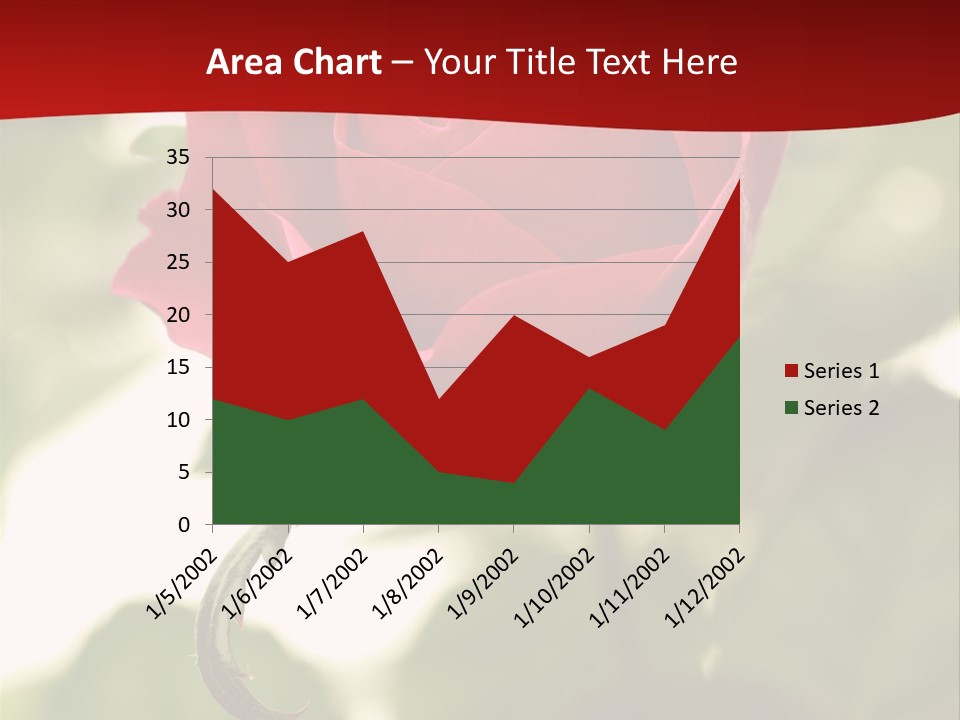Plant Leaf Rose PowerPoint Template