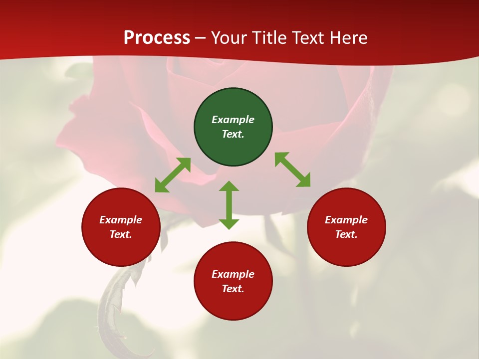Plant Leaf Rose PowerPoint Template