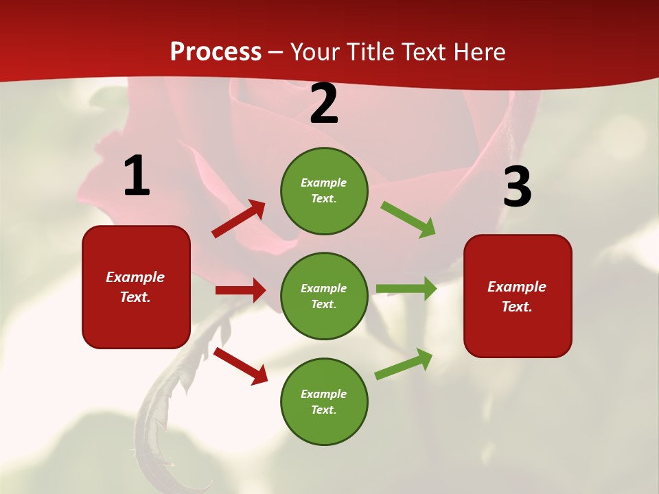 Plant Leaf Rose PowerPoint Template