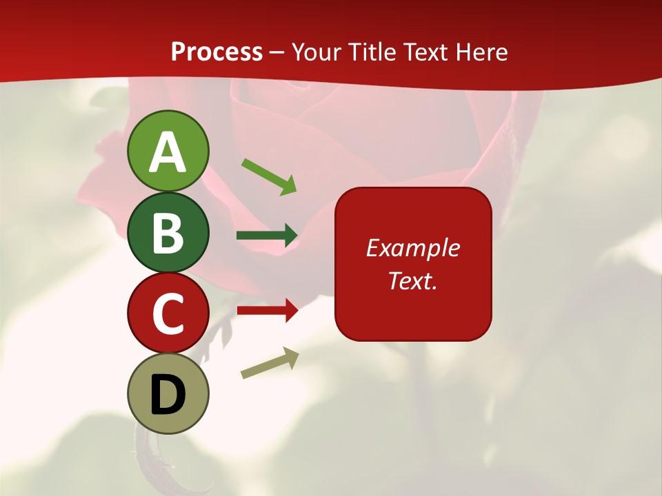 Plant Leaf Rose PowerPoint Template