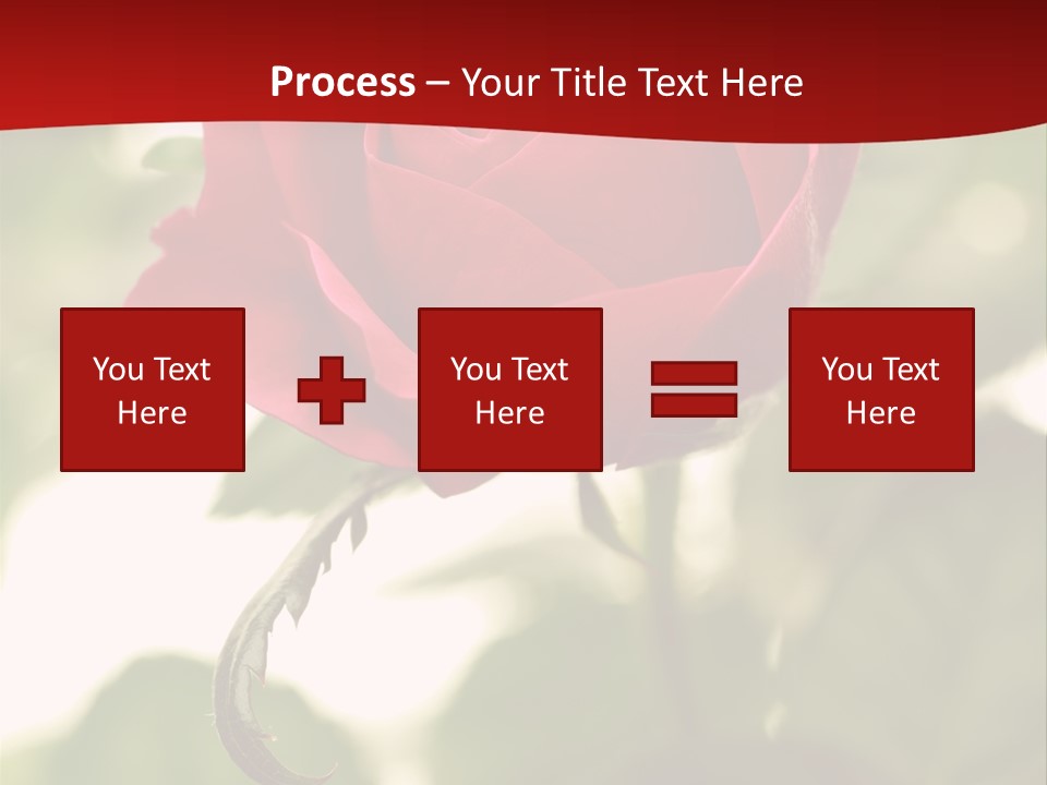 Plant Leaf Rose PowerPoint Template