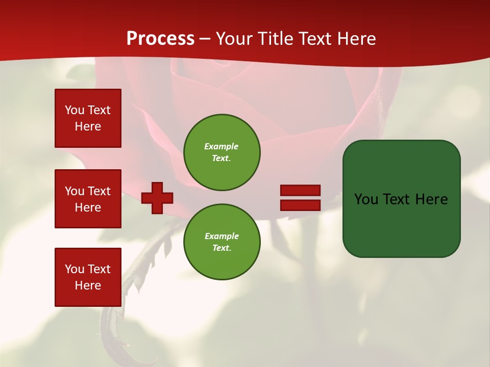 Plant Leaf Rose PowerPoint Template