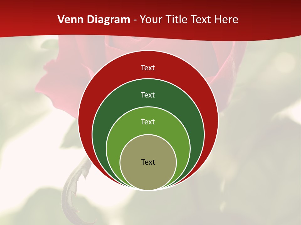 Plant Leaf Rose PowerPoint Template