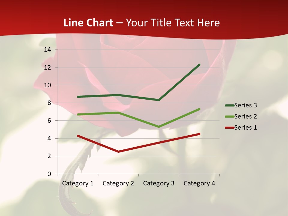 Plant Leaf Rose PowerPoint Template