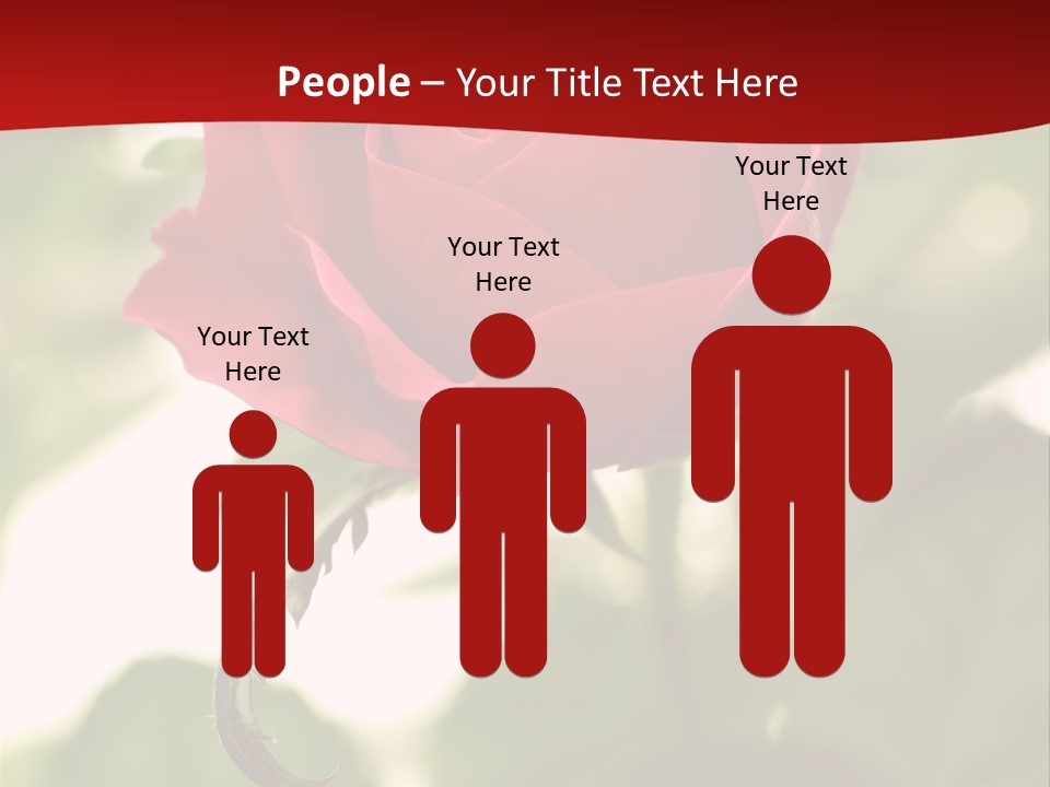 Plant Leaf Rose PowerPoint Template