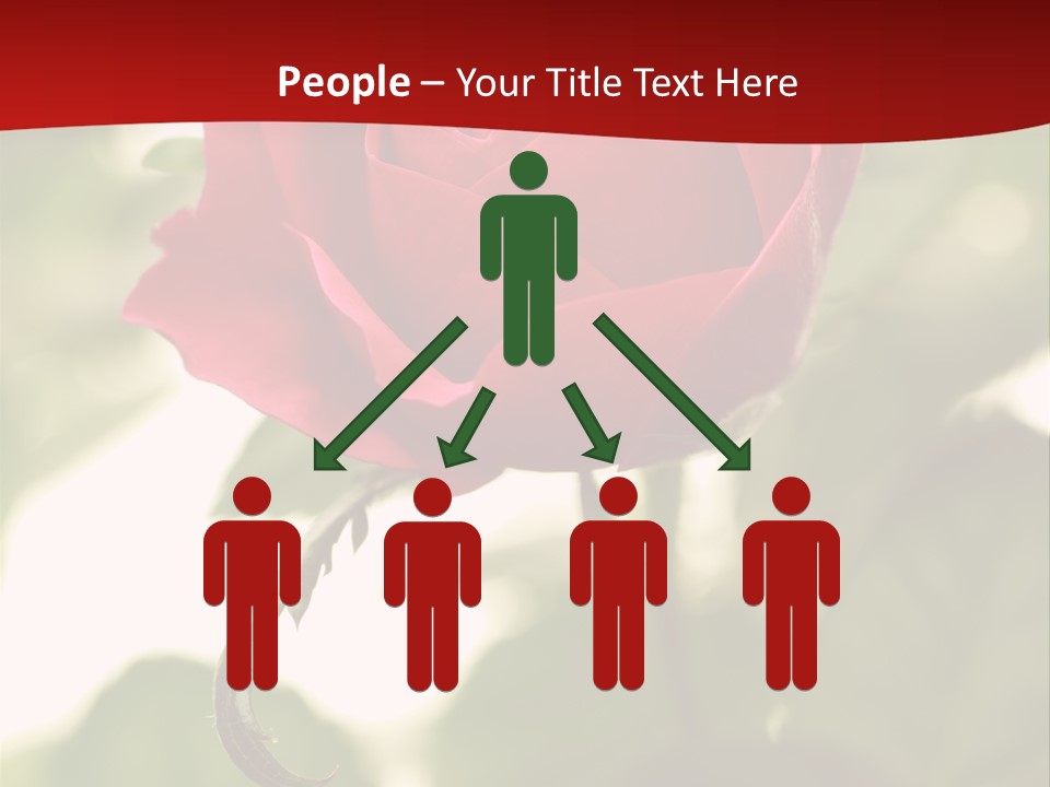 Plant Leaf Rose PowerPoint Template