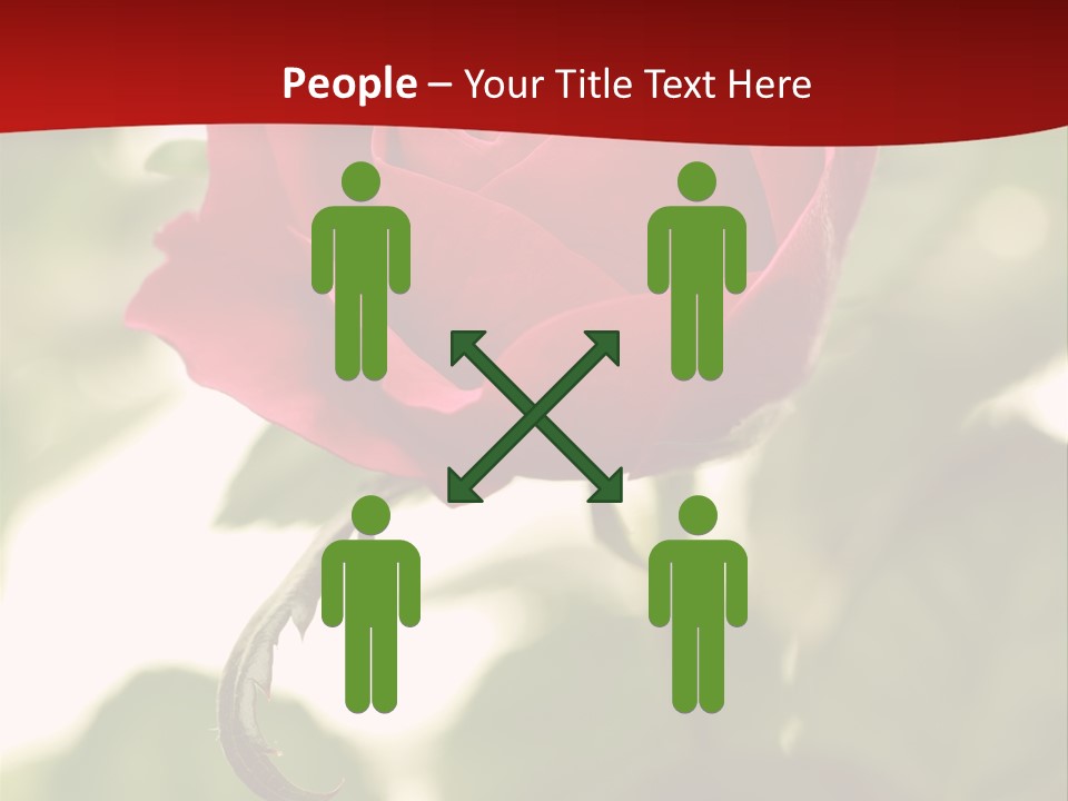 Plant Leaf Rose PowerPoint Template