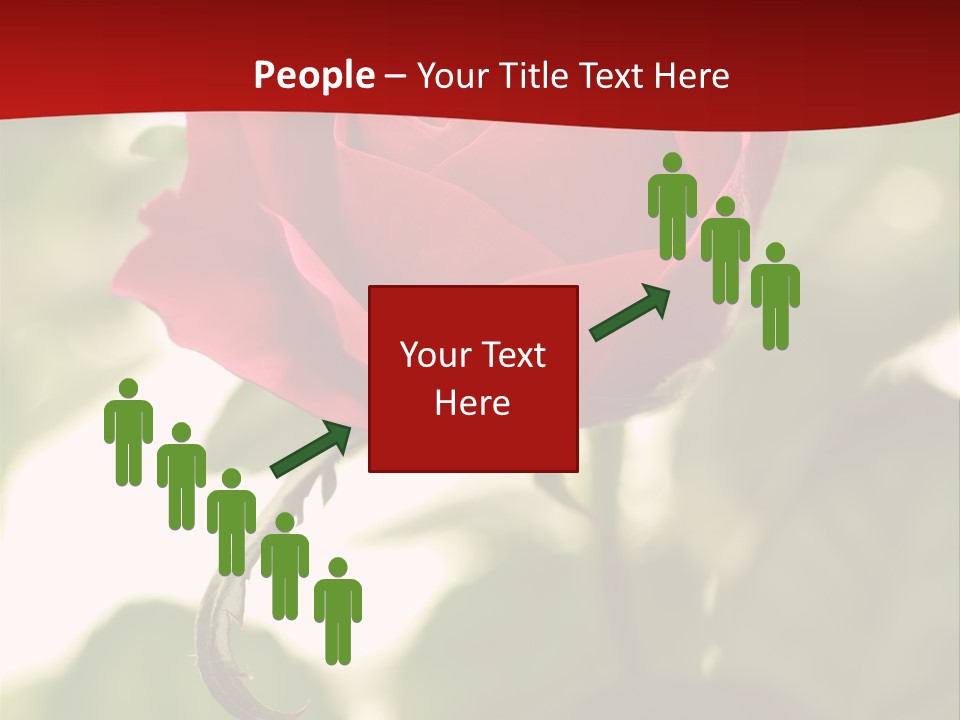 Plant Leaf Rose PowerPoint Template