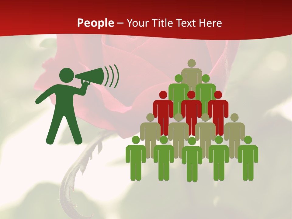 Plant Leaf Rose PowerPoint Template