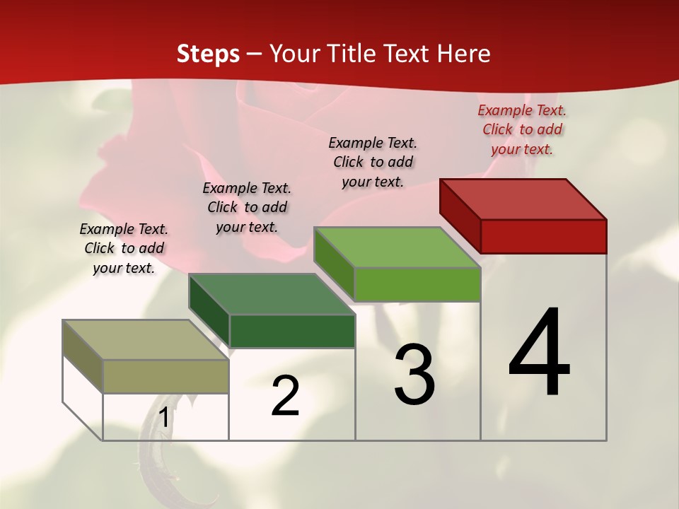 Plant Leaf Rose PowerPoint Template