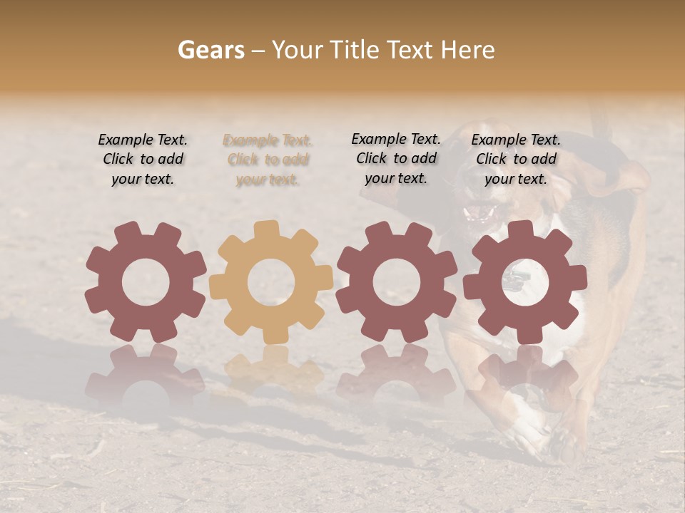 Dog Canine Athletic PowerPoint Template