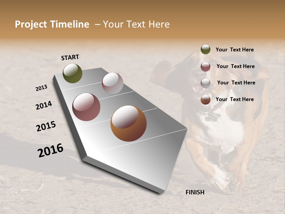 Dog Canine Athletic PowerPoint Template
