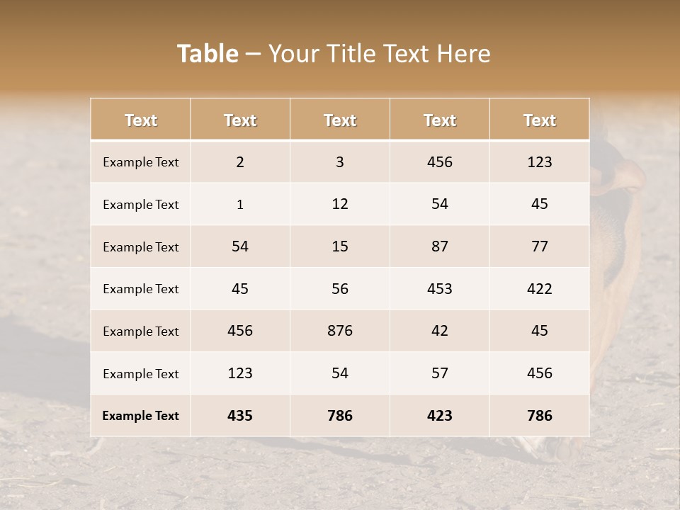 Dog Canine Athletic PowerPoint Template