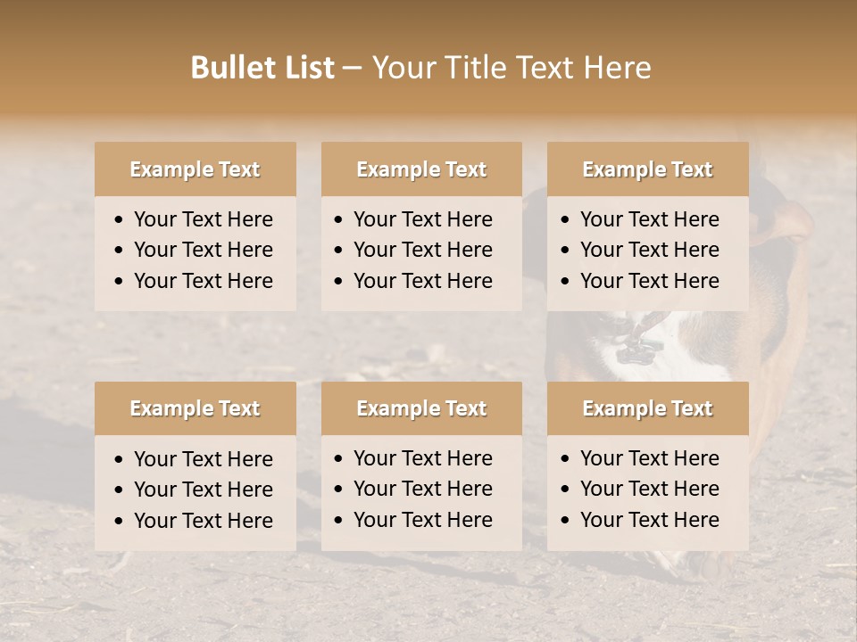 Dog Canine Athletic PowerPoint Template