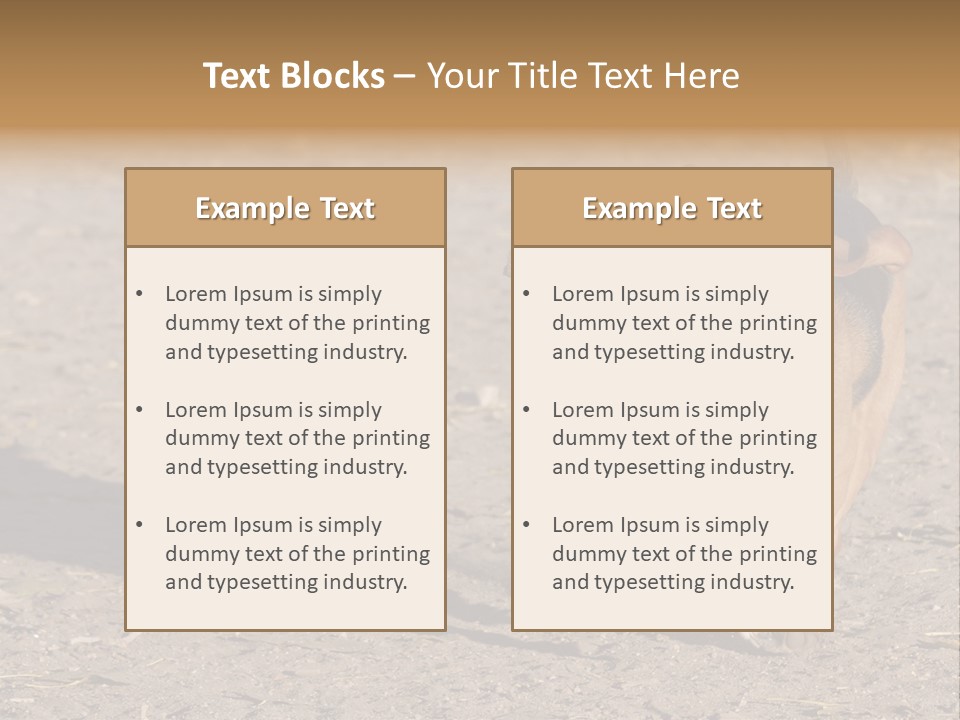 Dog Canine Athletic PowerPoint Template