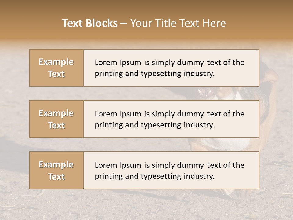 Dog Canine Athletic PowerPoint Template