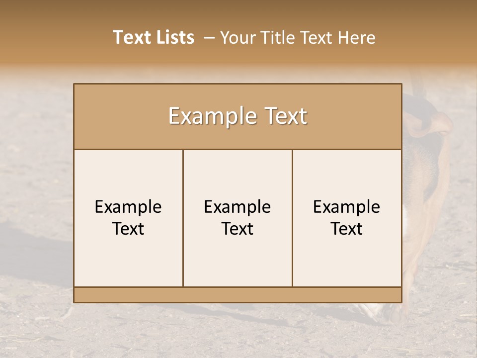 Dog Canine Athletic PowerPoint Template