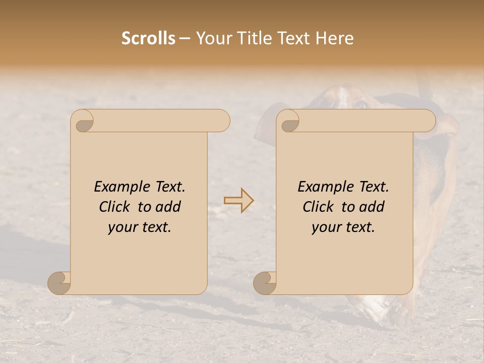 Dog Canine Athletic PowerPoint Template