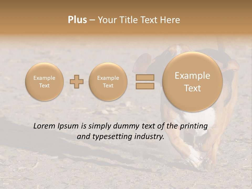 Dog Canine Athletic PowerPoint Template