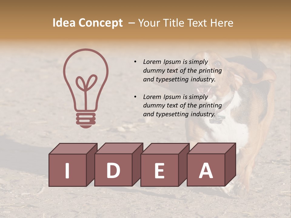 Dog Canine Athletic PowerPoint Template