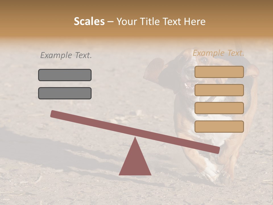 Dog Canine Athletic PowerPoint Template