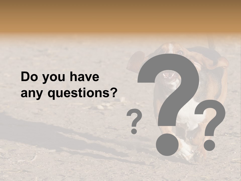 Dog Canine Athletic PowerPoint Template