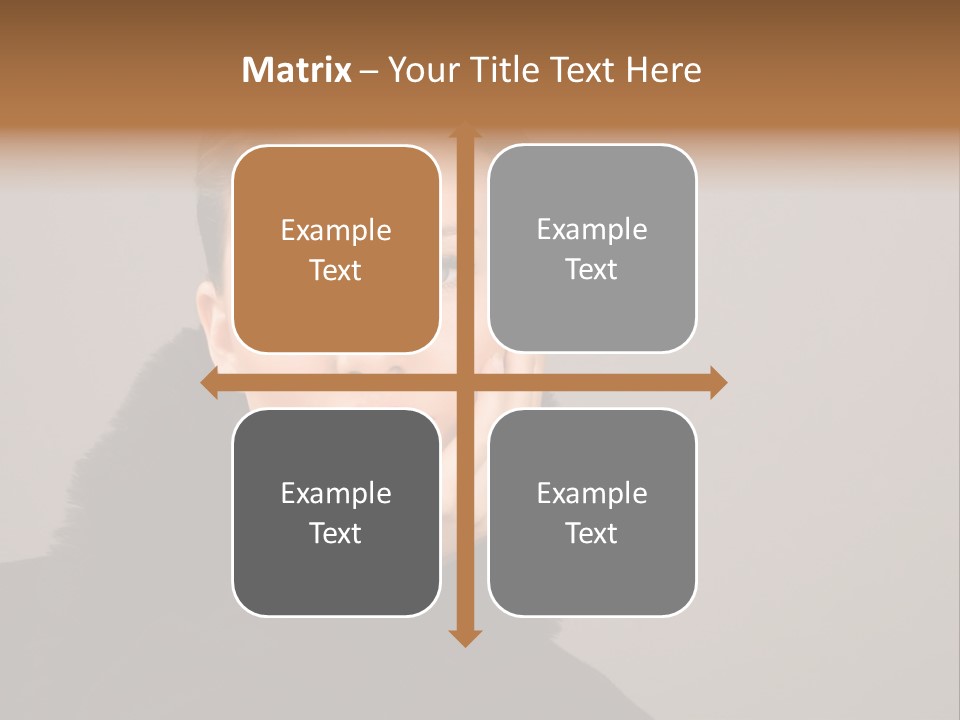 Gesturing Human Look PowerPoint Template