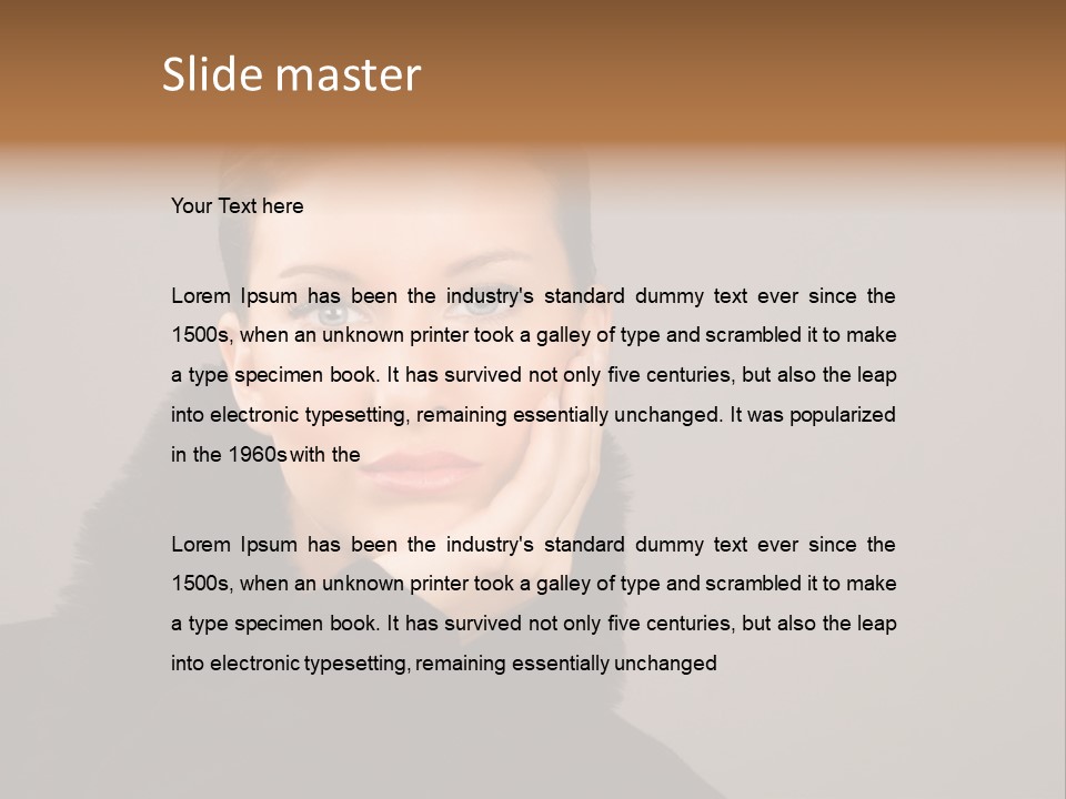Gesturing Human Look PowerPoint Template