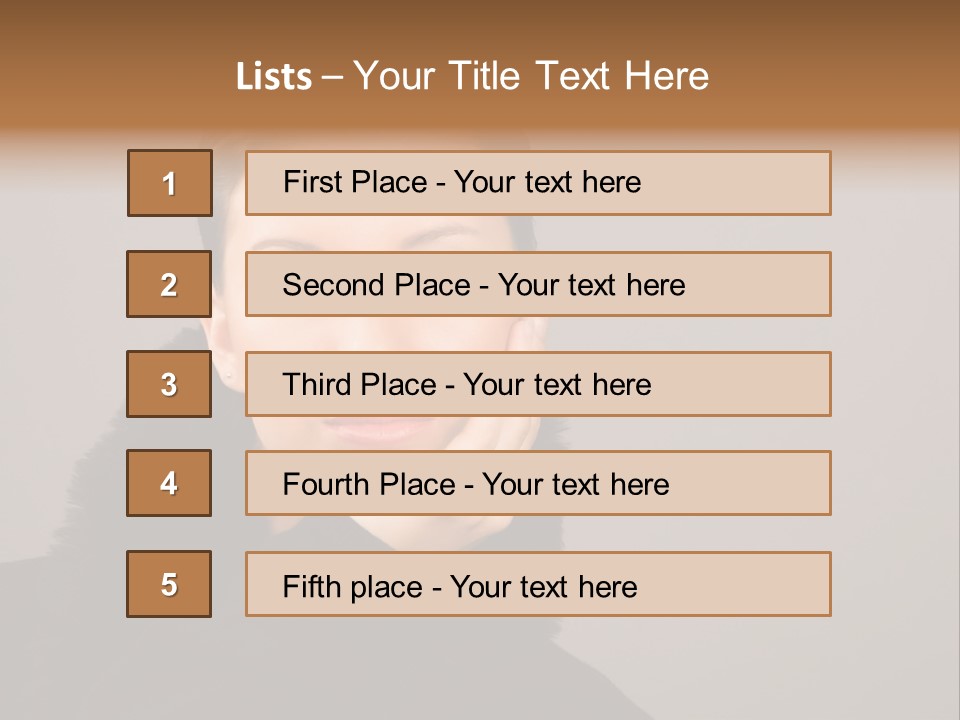 Gesturing Human Look PowerPoint Template