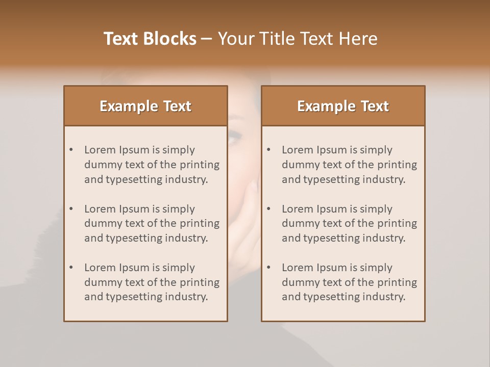 Gesturing Human Look PowerPoint Template