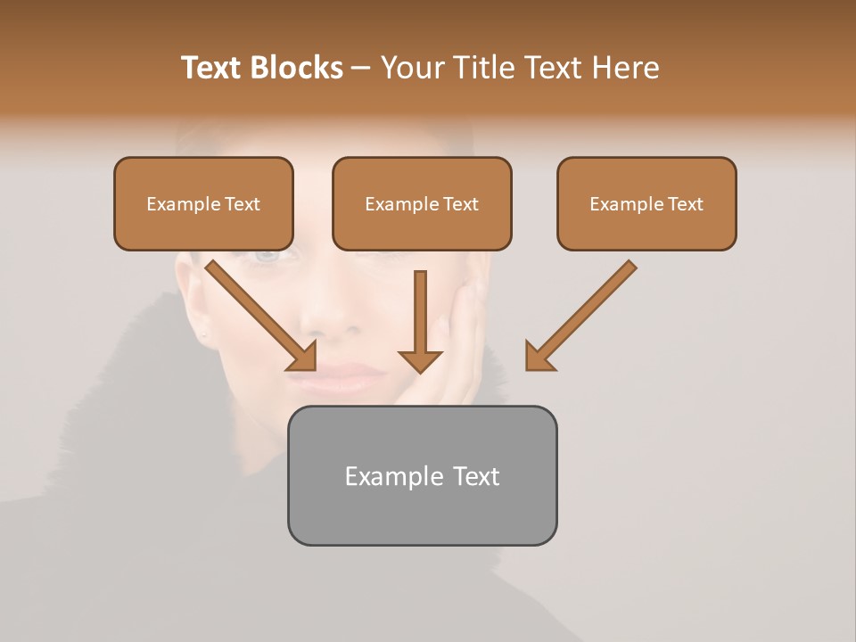 Gesturing Human Look PowerPoint Template
