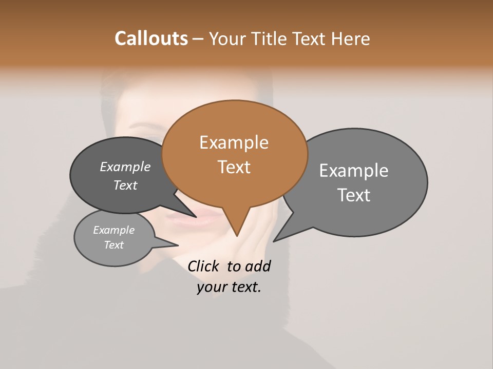 Gesturing Human Look PowerPoint Template