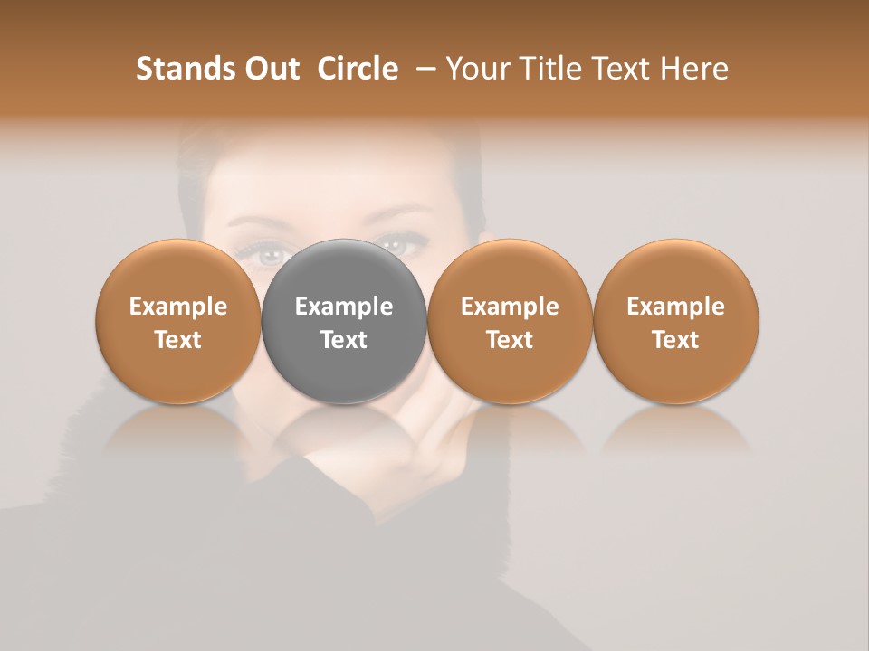 Gesturing Human Look PowerPoint Template