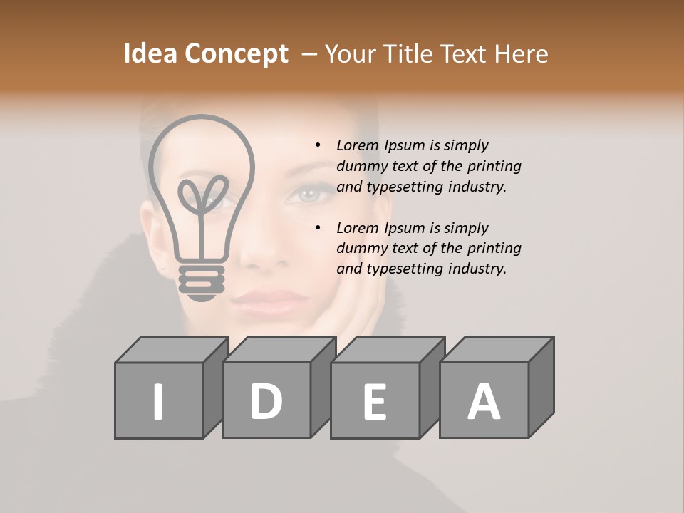 Gesturing Human Look PowerPoint Template