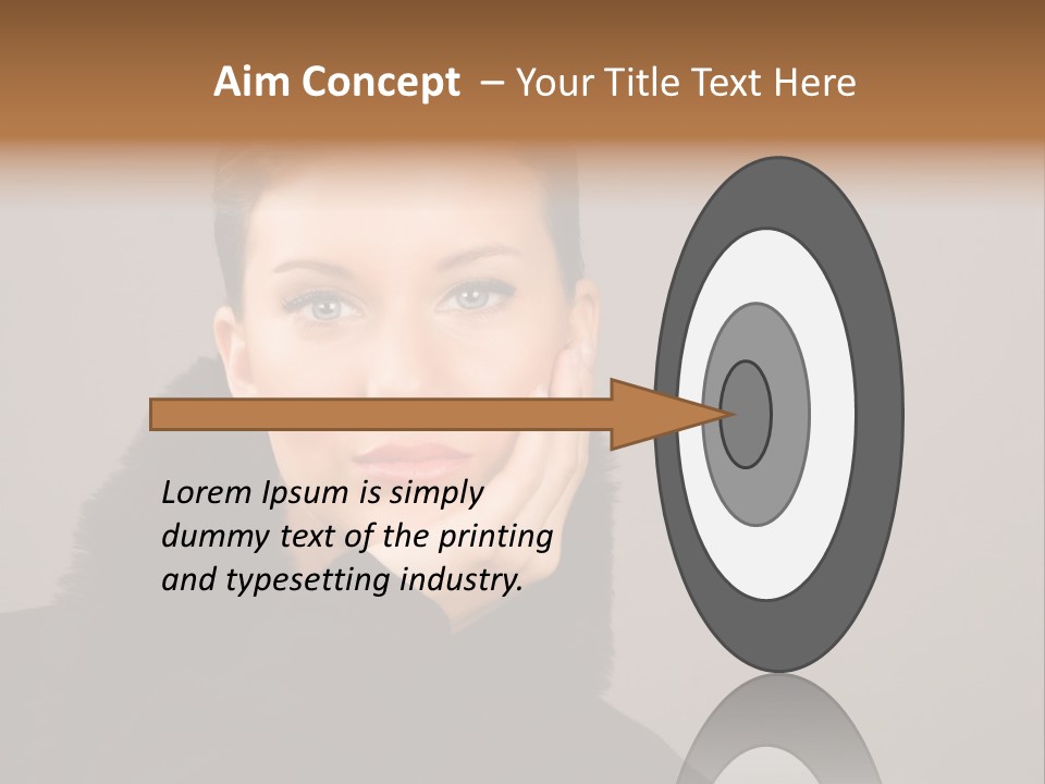 Gesturing Human Look PowerPoint Template