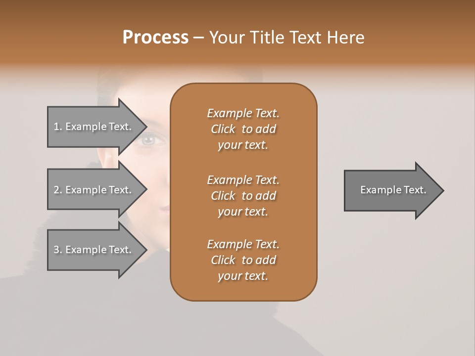 Gesturing Human Look PowerPoint Template