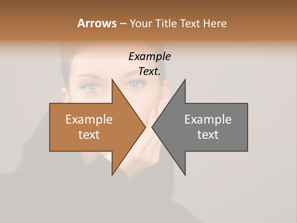 Gesturing Human Look PowerPoint Template