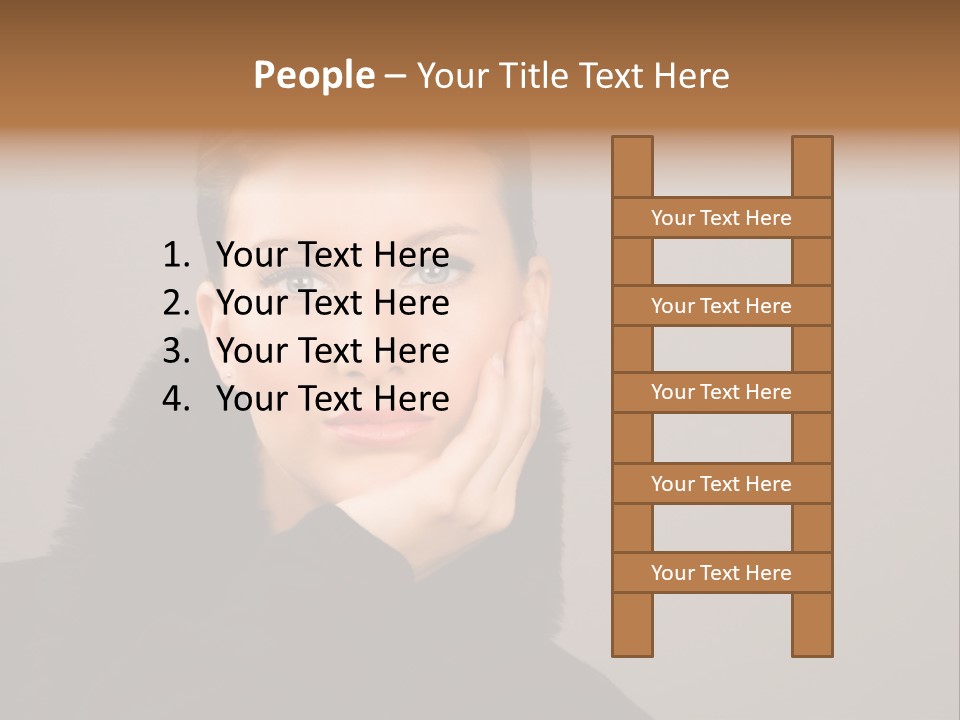 Gesturing Human Look PowerPoint Template