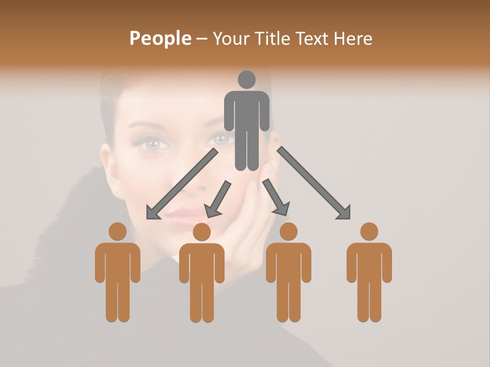 Gesturing Human Look PowerPoint Template