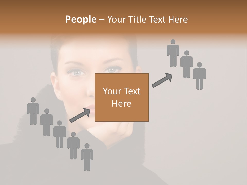 Gesturing Human Look PowerPoint Template