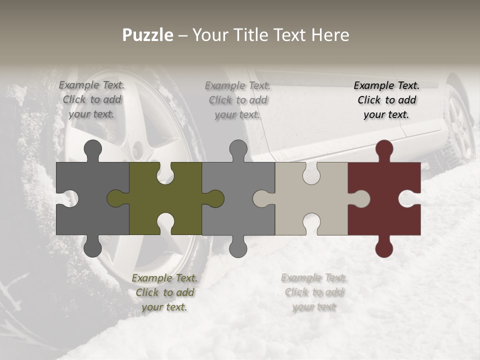 Trace Outdoors Slippery PowerPoint Template