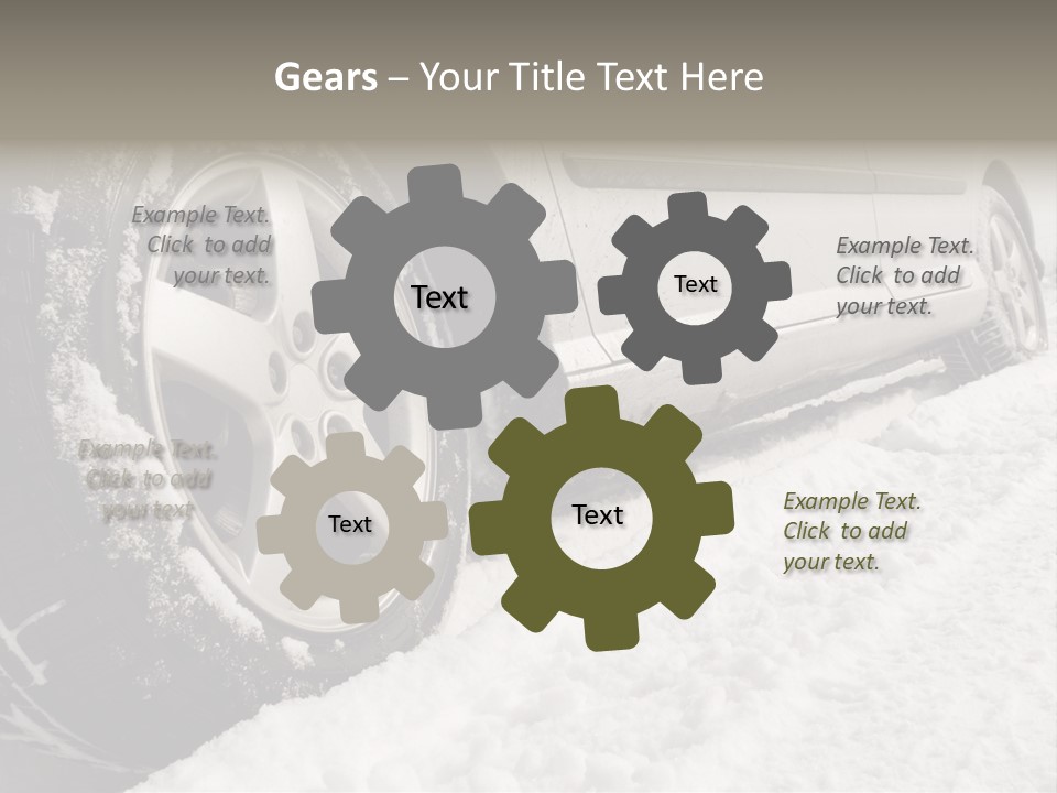 Trace Outdoors Slippery PowerPoint Template