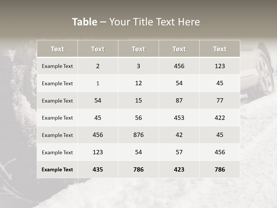 Trace Outdoors Slippery PowerPoint Template