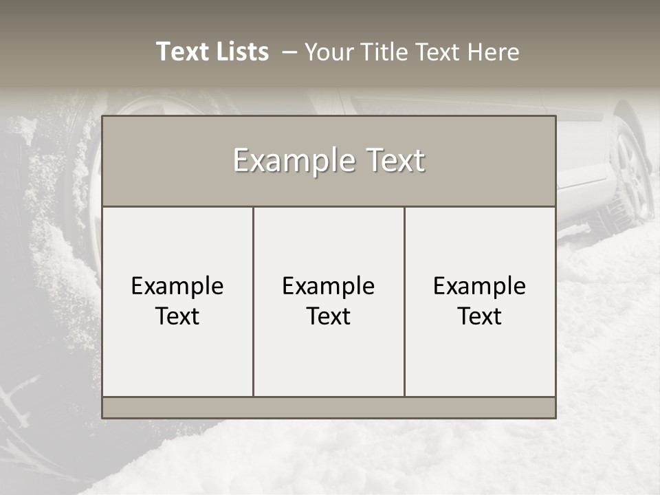 Trace Outdoors Slippery PowerPoint Template
