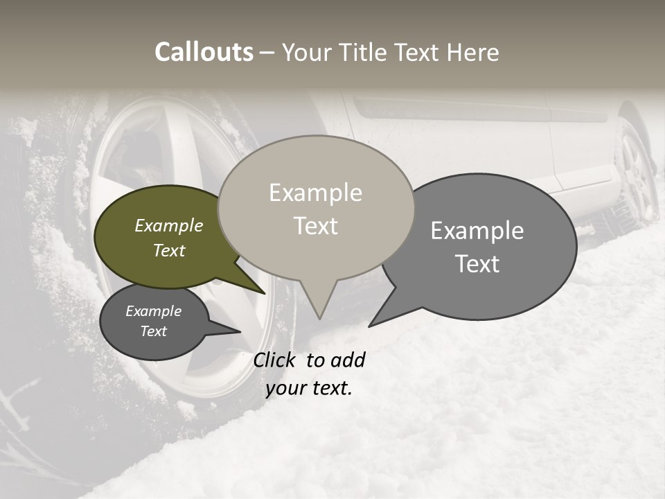 Trace Outdoors Slippery PowerPoint Template