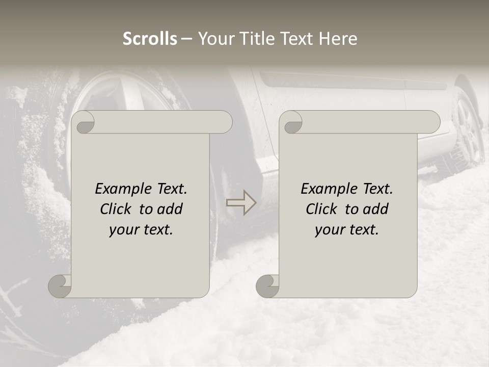 Trace Outdoors Slippery PowerPoint Template