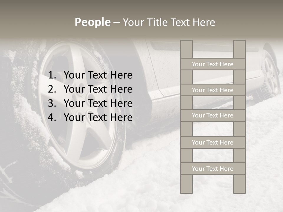 Trace Outdoors Slippery PowerPoint Template