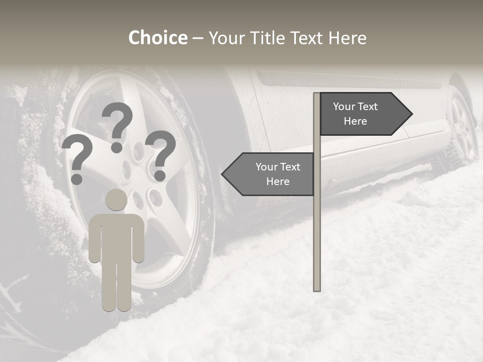 Trace Outdoors Slippery PowerPoint Template